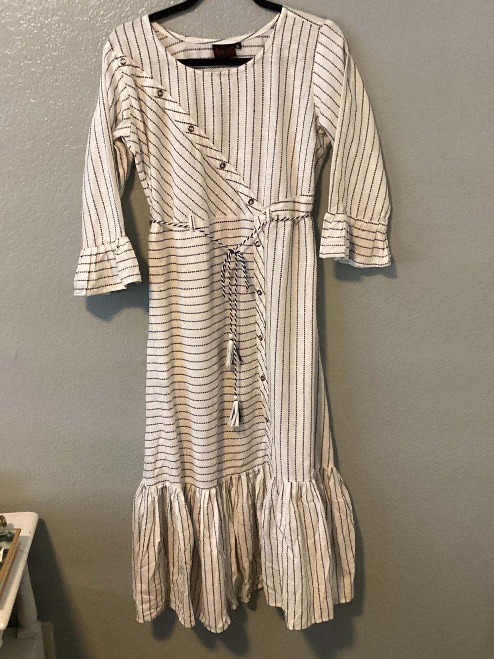 Anora Striped  Maxi Dress